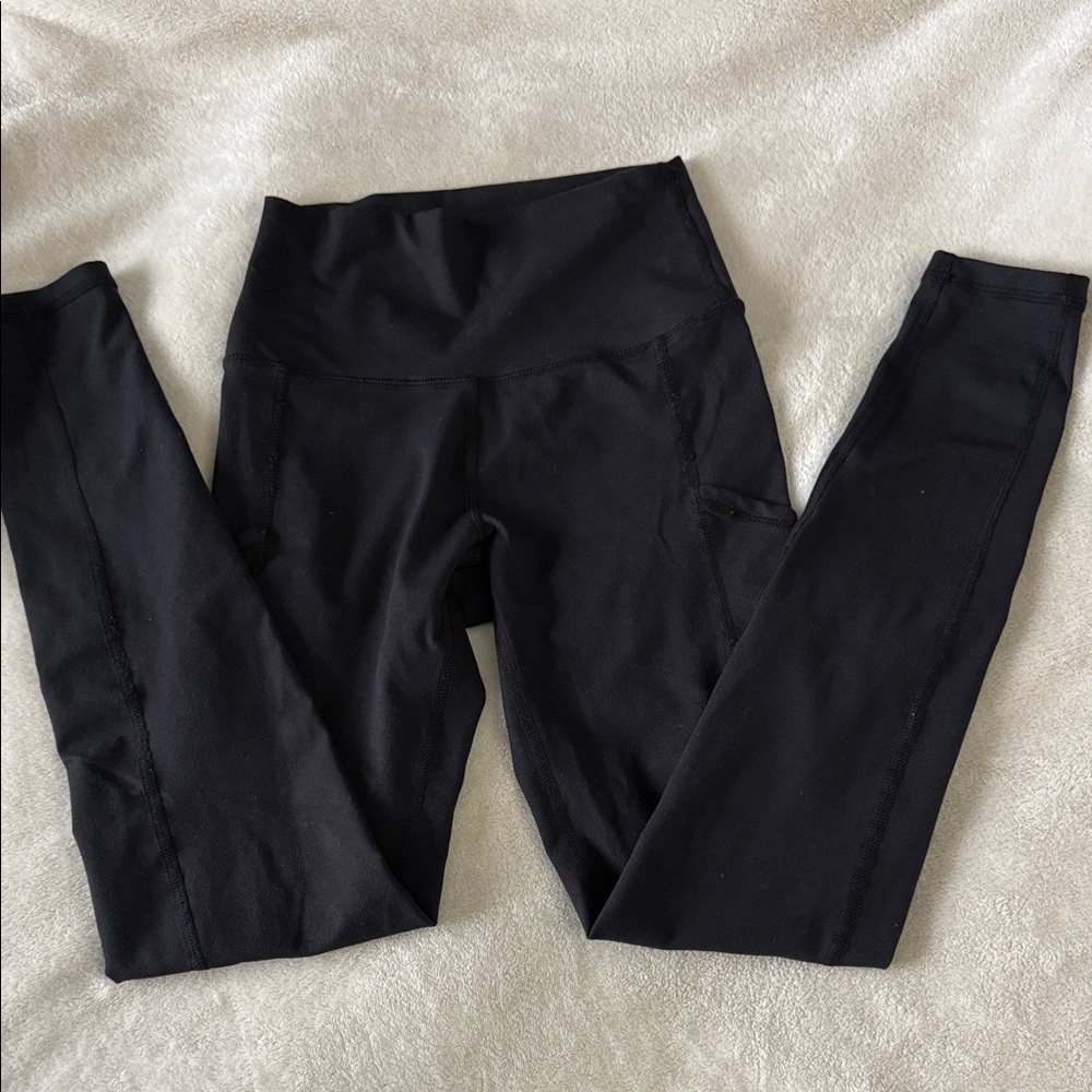 Aerie OFFLINE The Hugger Hi-Rise Black High-Rise Leggings size XS